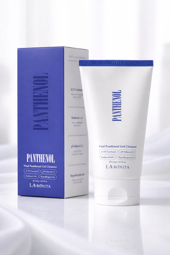 GEL NETTOYANT AU PANTHÉNOL (SOINS DE LA PEAU CORÉENS)